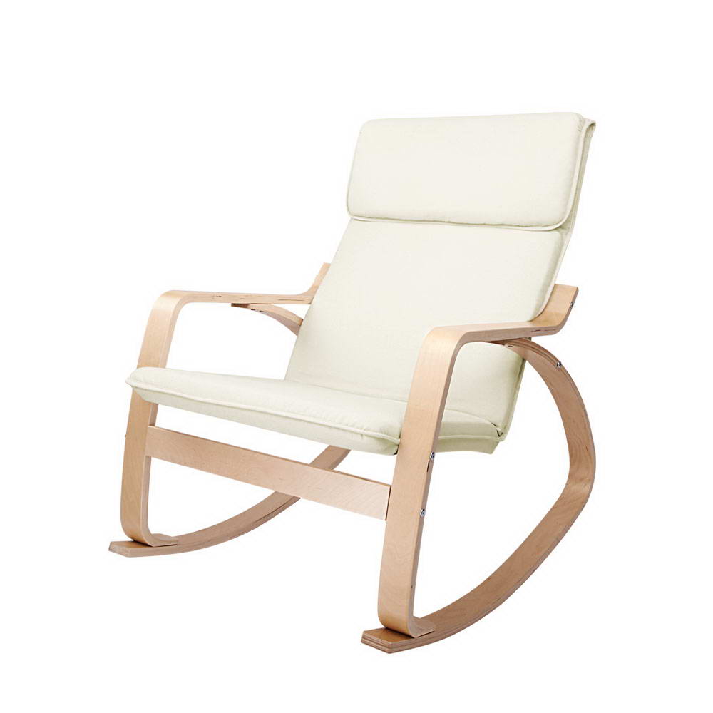 Artiss Rocking Armchair Nursing Bentwood Aero