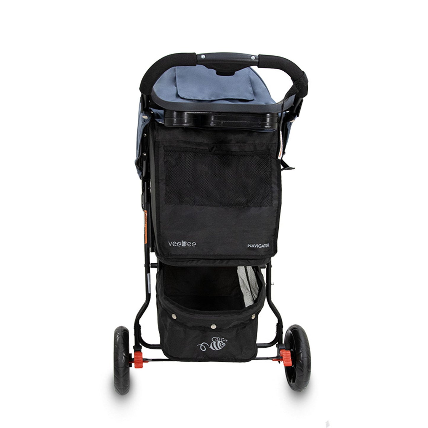 Veebee Navigator Stroller 3-wheel Pram For Newborns To Toddlers - Glacier