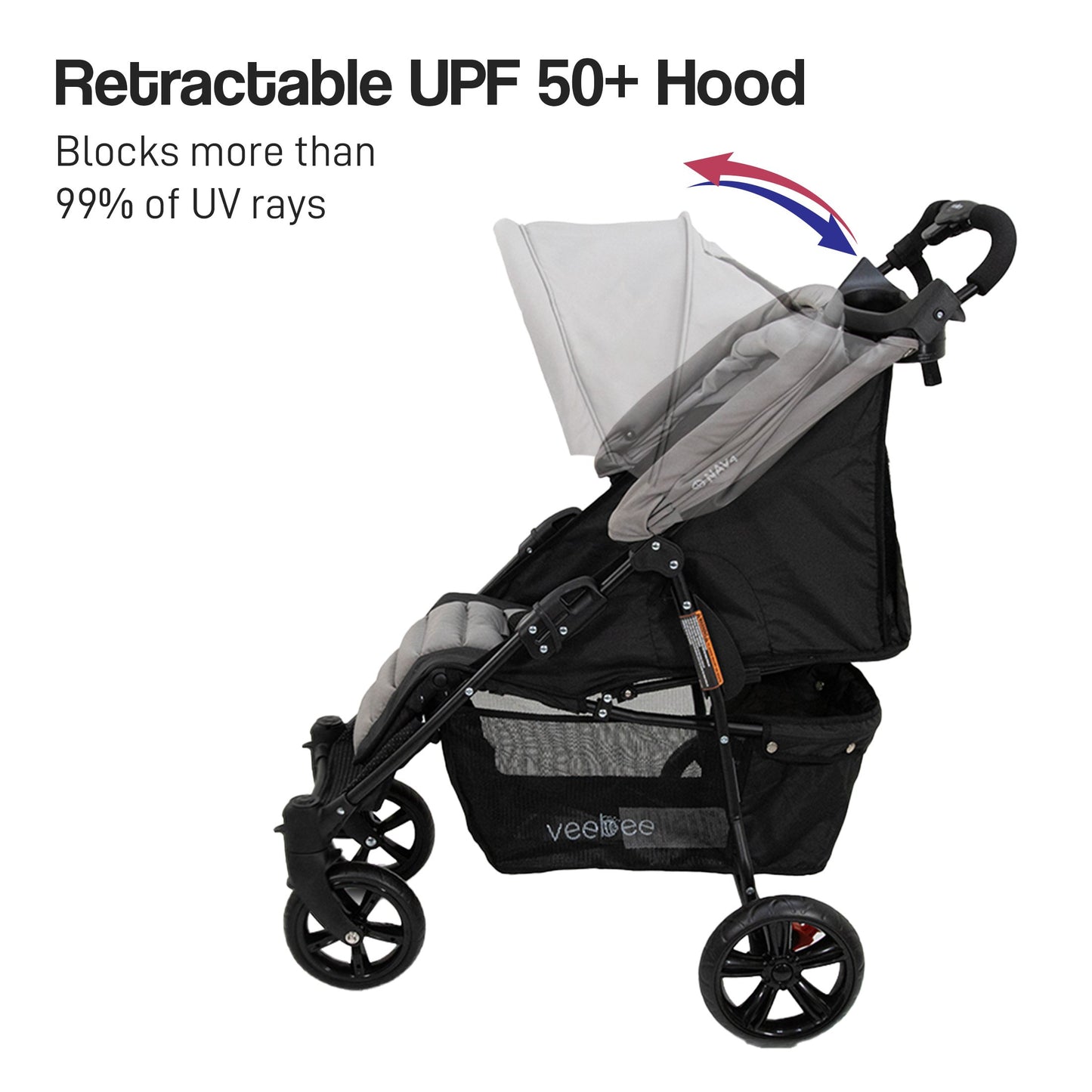 Veebee Nav 4 Stroller - Fauna