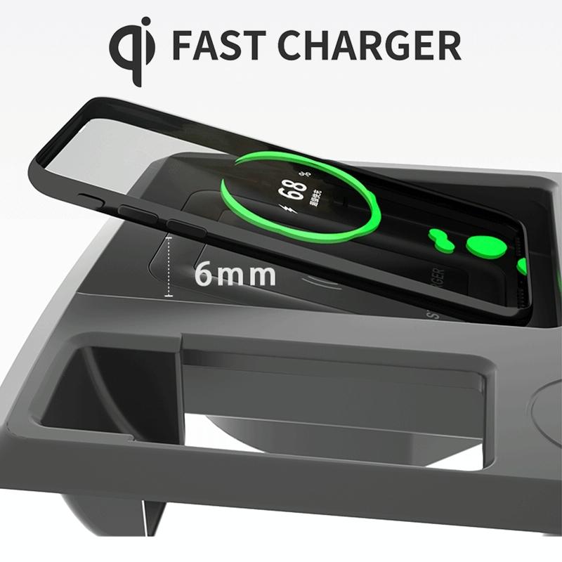 15W / 10W Wireless Charger For Audi Q3 2019-2022 - Qi Standard