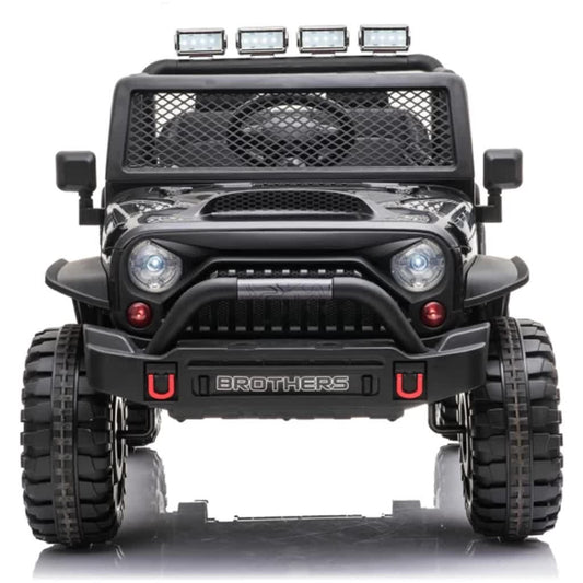 12 Jeep Inspired Ride On Car Kids Fairyland Adventure - Black