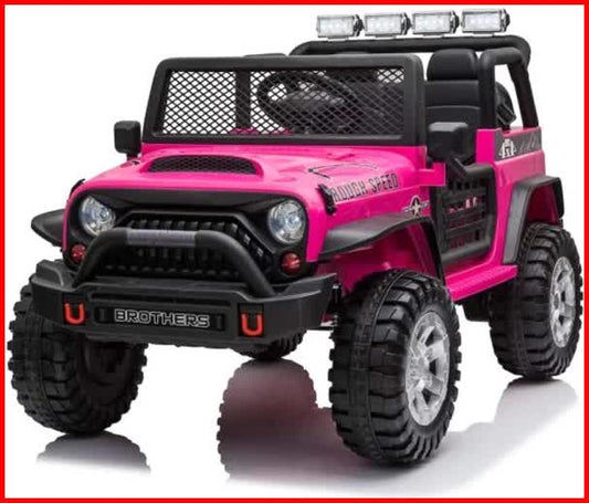 Jeep Off Road Inspired Ride On Car Kids Fairyland Adventure – Pink