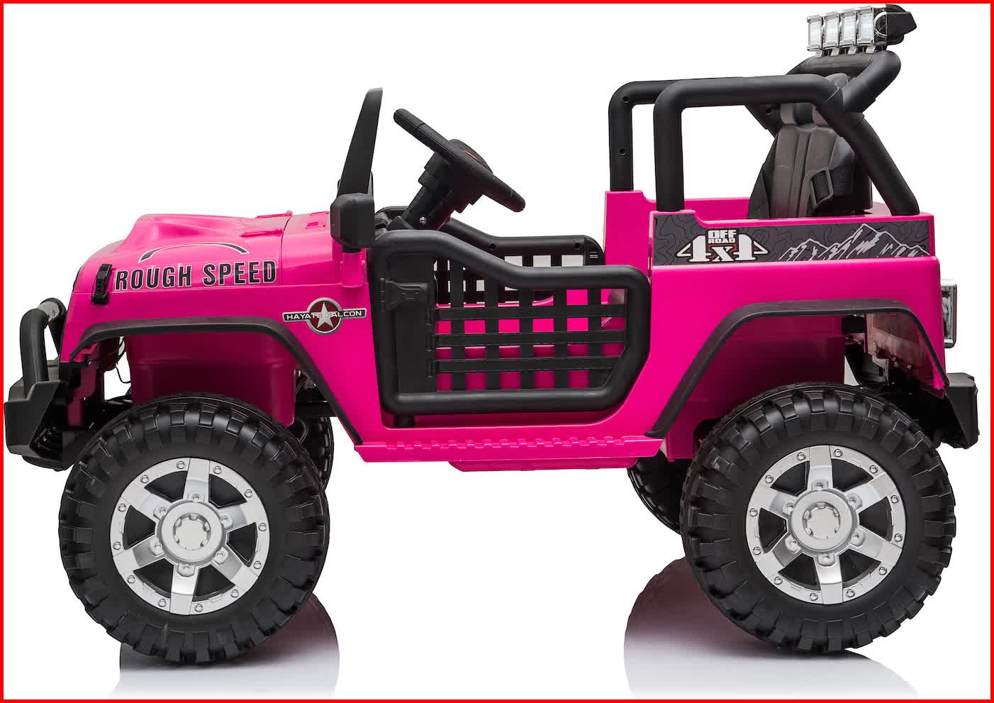 Jeep Off Road Inspired Ride On Car Kids Fairyland Adventure – Pink