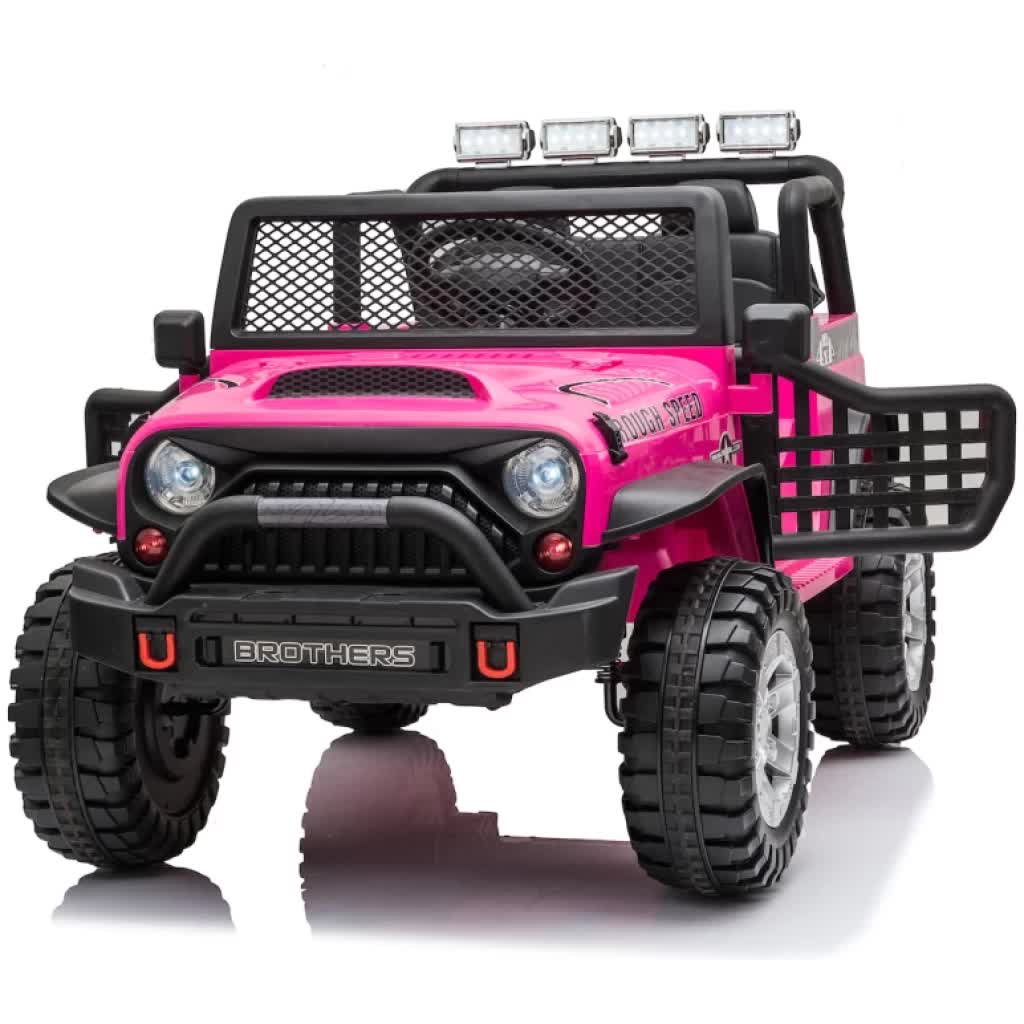 Jeep Off Road Inspired Ride On Car Kids Fairyland Adventure – Pink